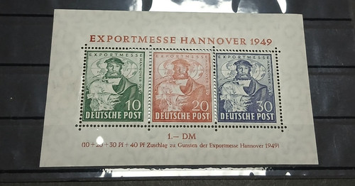 Bizone 1949 exportmesse - bizone,