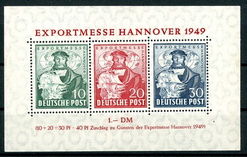 Bizone block exportmesse - block, 1c
