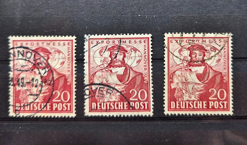 Brd 1949 exportmesse hannover - 1949,